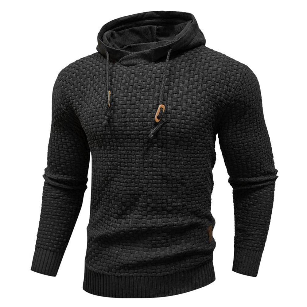 Saint Aurell Ironcrest Textured Knit Hoodie