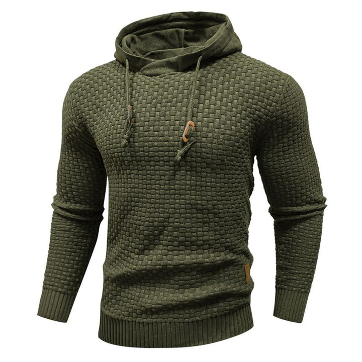 Saint Aurell Ironcrest Textured Knit Hoodie