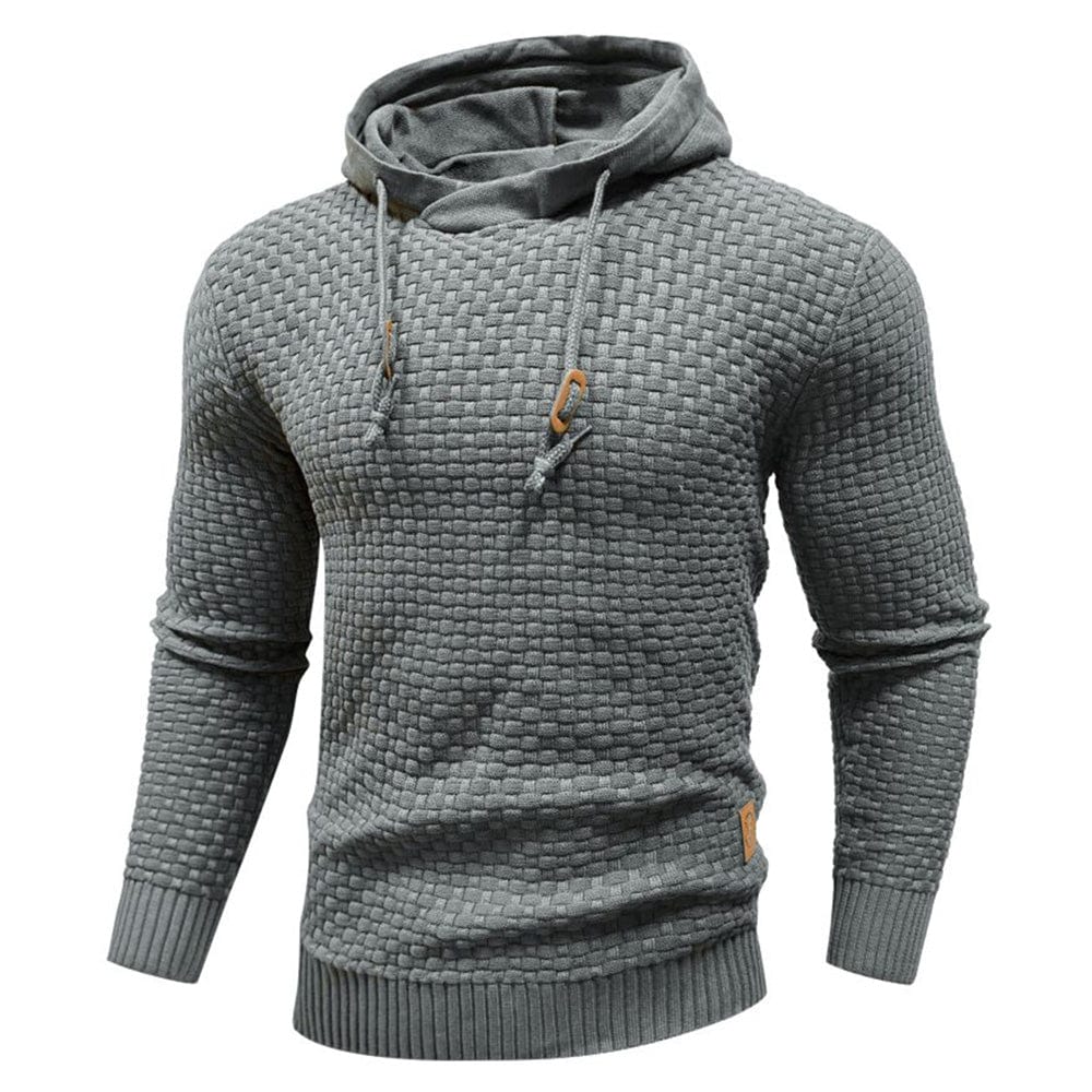 Saint Aurell Ironcrest Textured Knit Hoodie