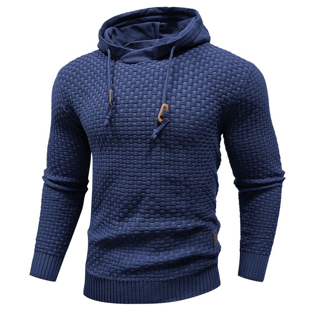 Saint Aurell Ironcrest Textured Knit Hoodie
