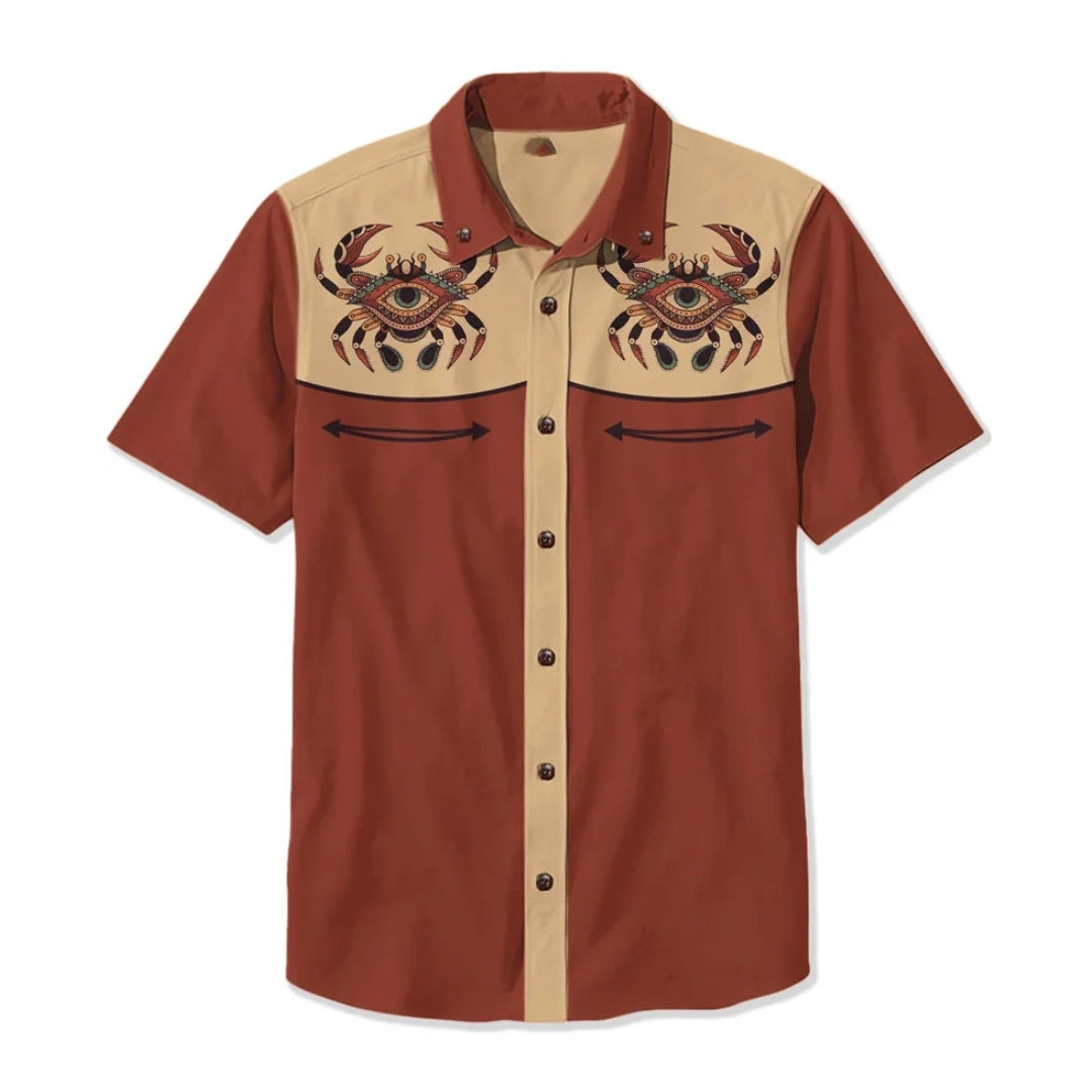 Saint Aurell Nashville Western Shirt Embroidered Men&
