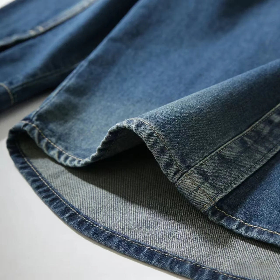 Elliot &amp; Stone Ironside Denim Overshirt Relaxed Fit Casual