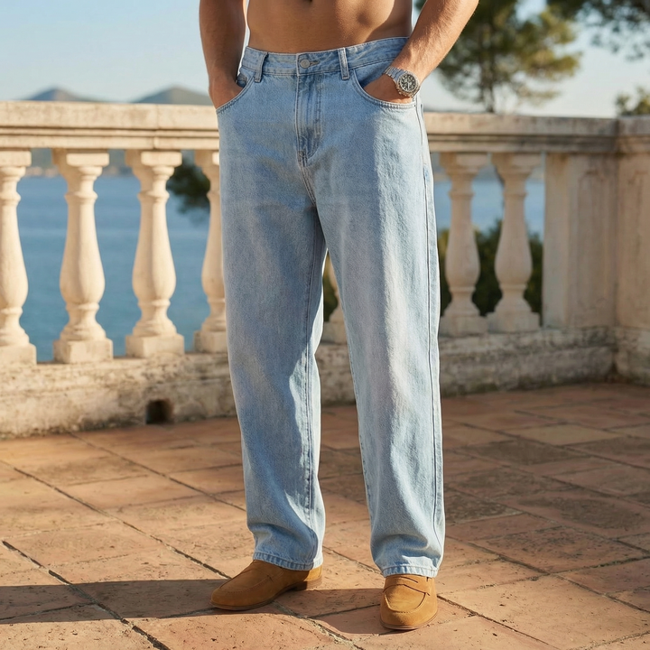 Elliot &amp; Stone Clyde Relaxed Straight Leg Denim Jeans