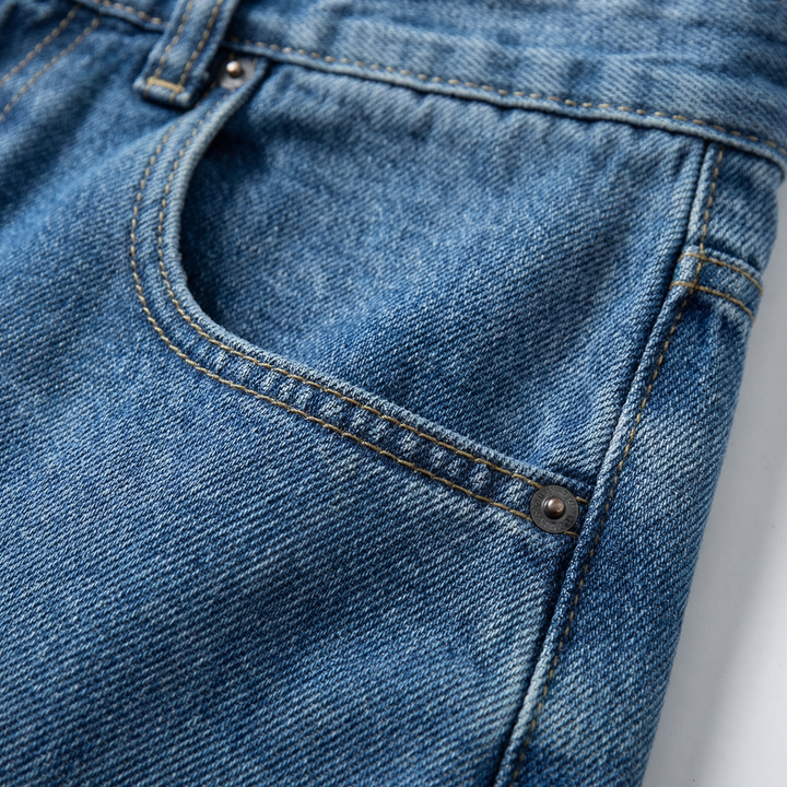 Elliot &amp; Stone Clyde Relaxed Straight Leg Denim Jeans