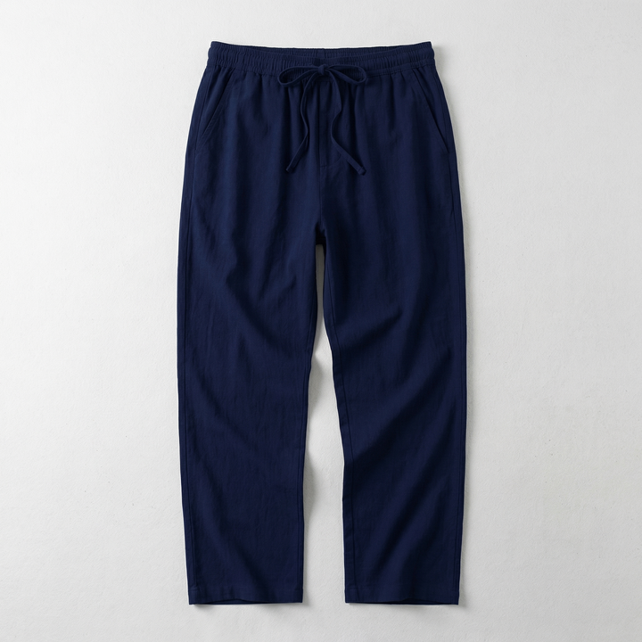 Elliot &amp; Stone Brietta Linen Cotton Blend Relaxed Fit Pants