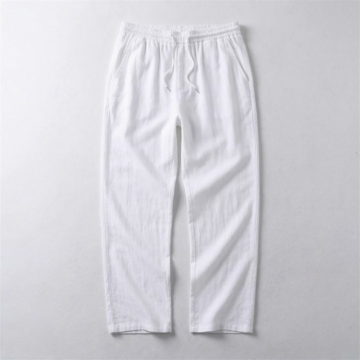 Elliot &amp; Stone Brietta Linen Cotton Blend Relaxed Fit Pants