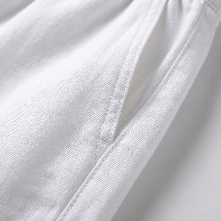 Elliot &amp; Stone Valentino Linen Pants Relaxed Fit Drawstring