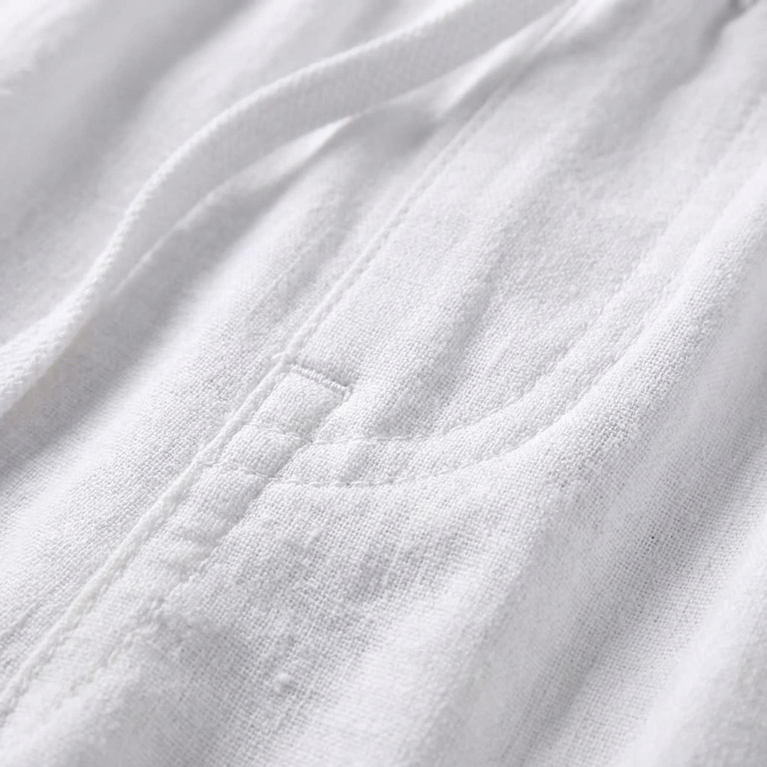 Elliot &amp; Stone Brietta Linen Cotton Blend Relaxed Fit Pants