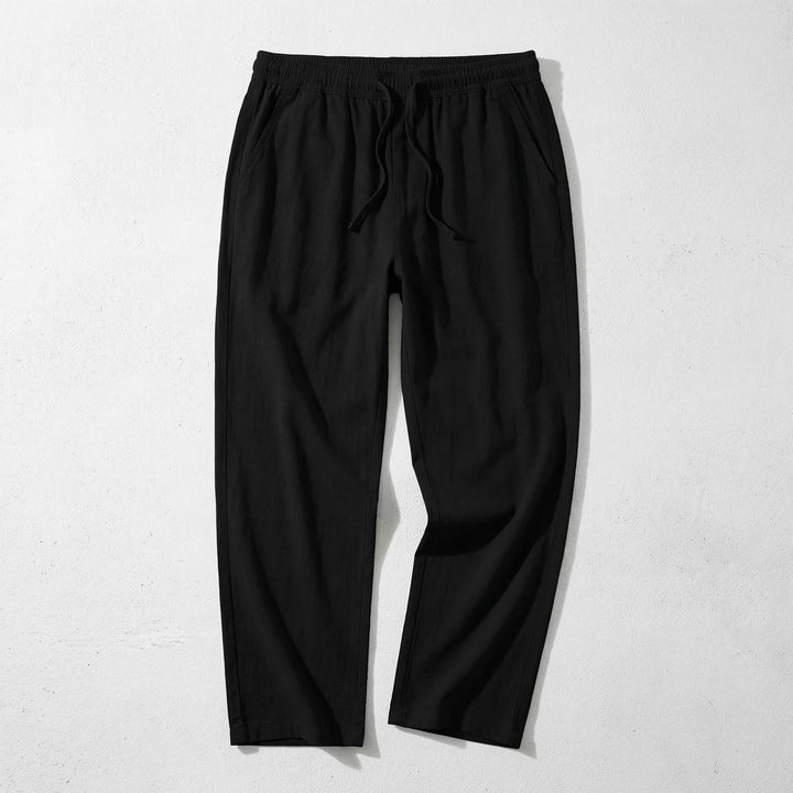Elliot &amp; Stone Brietta Linen Cotton Blend Relaxed Fit Pants