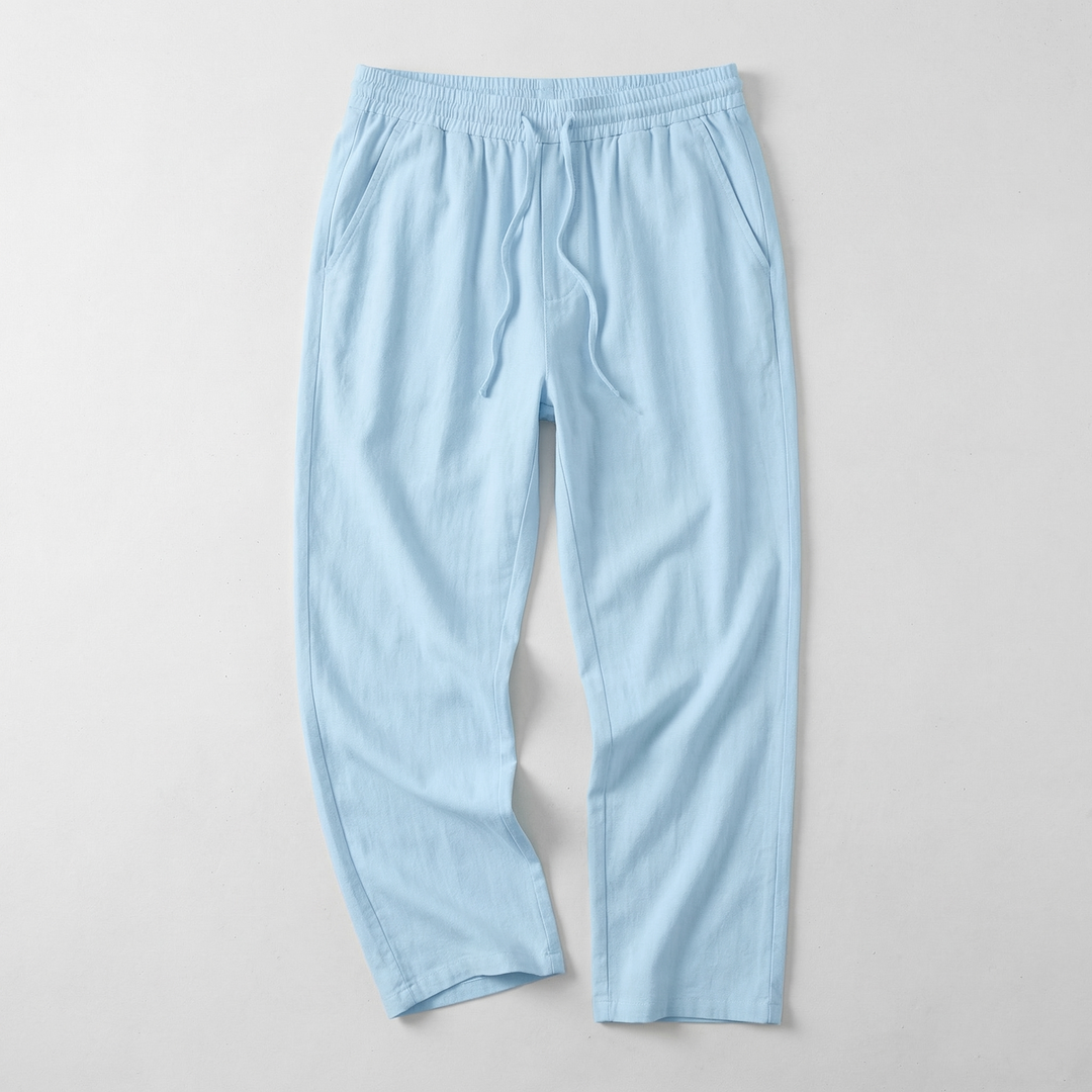 Elliot &amp; Stone Brietta Linen Cotton Blend Relaxed Fit Pants