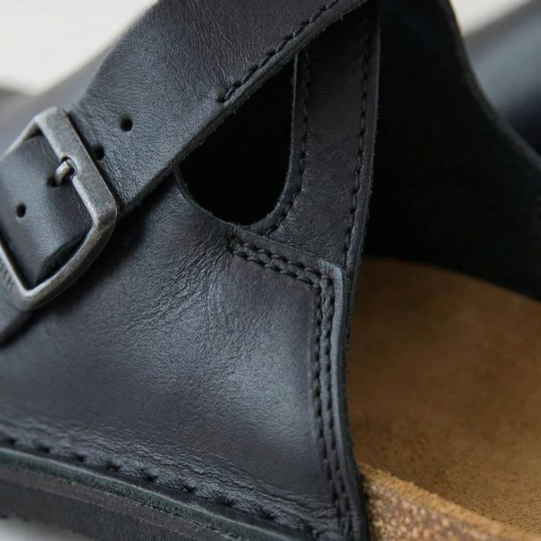 Elliot &amp; Stone Alden Orthopedic Leather Clogs Slip On