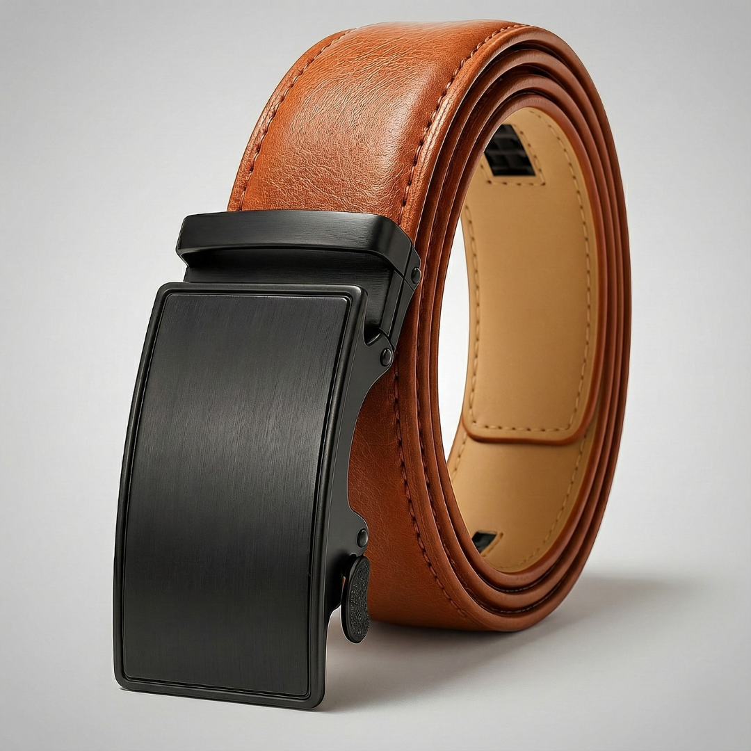 Saint Aurell Caldera Precision Leather Belt Adjustable Genuine Leather