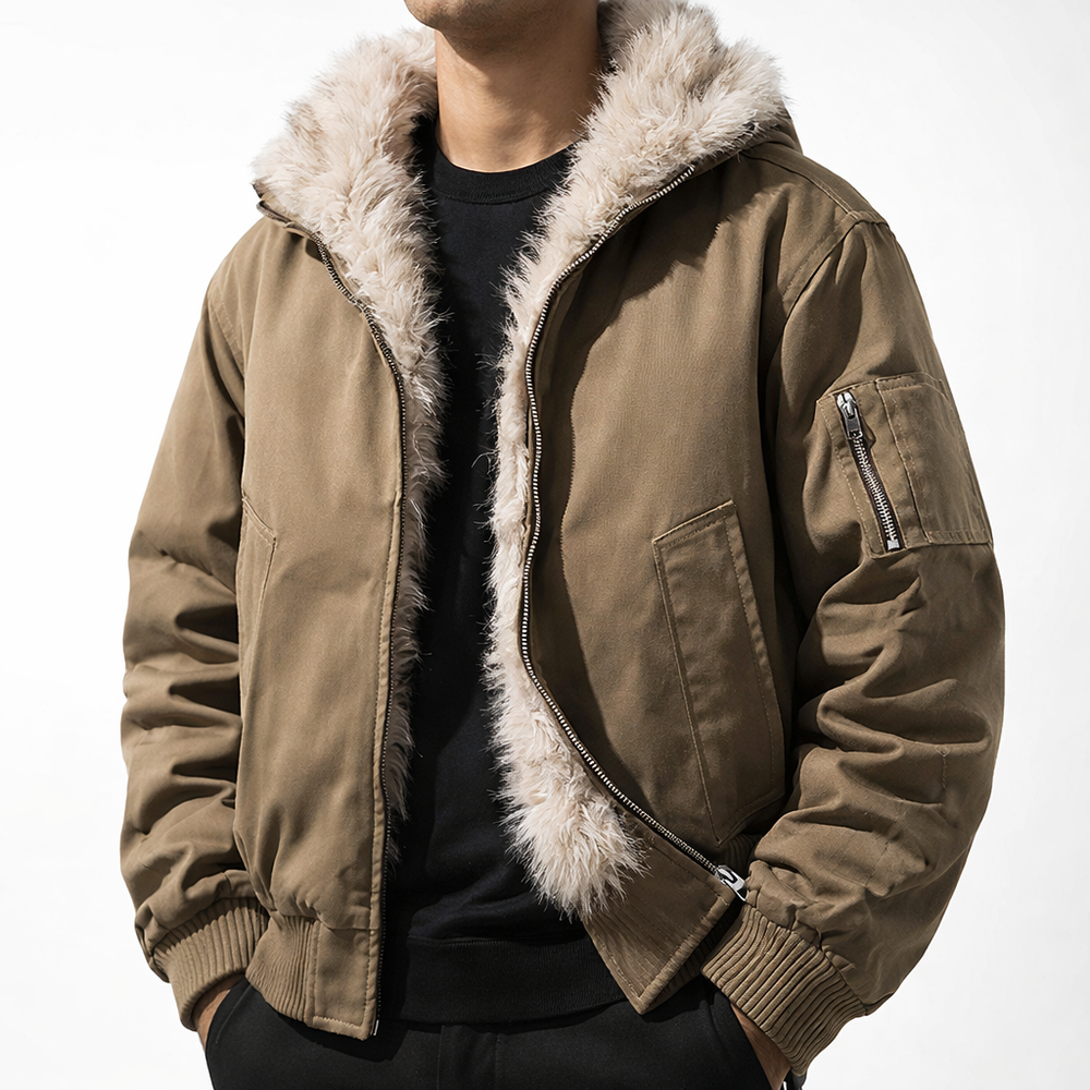 Saint Aurell Arctic Vale Jacket Wind-Resistant Faux Fur Lined
