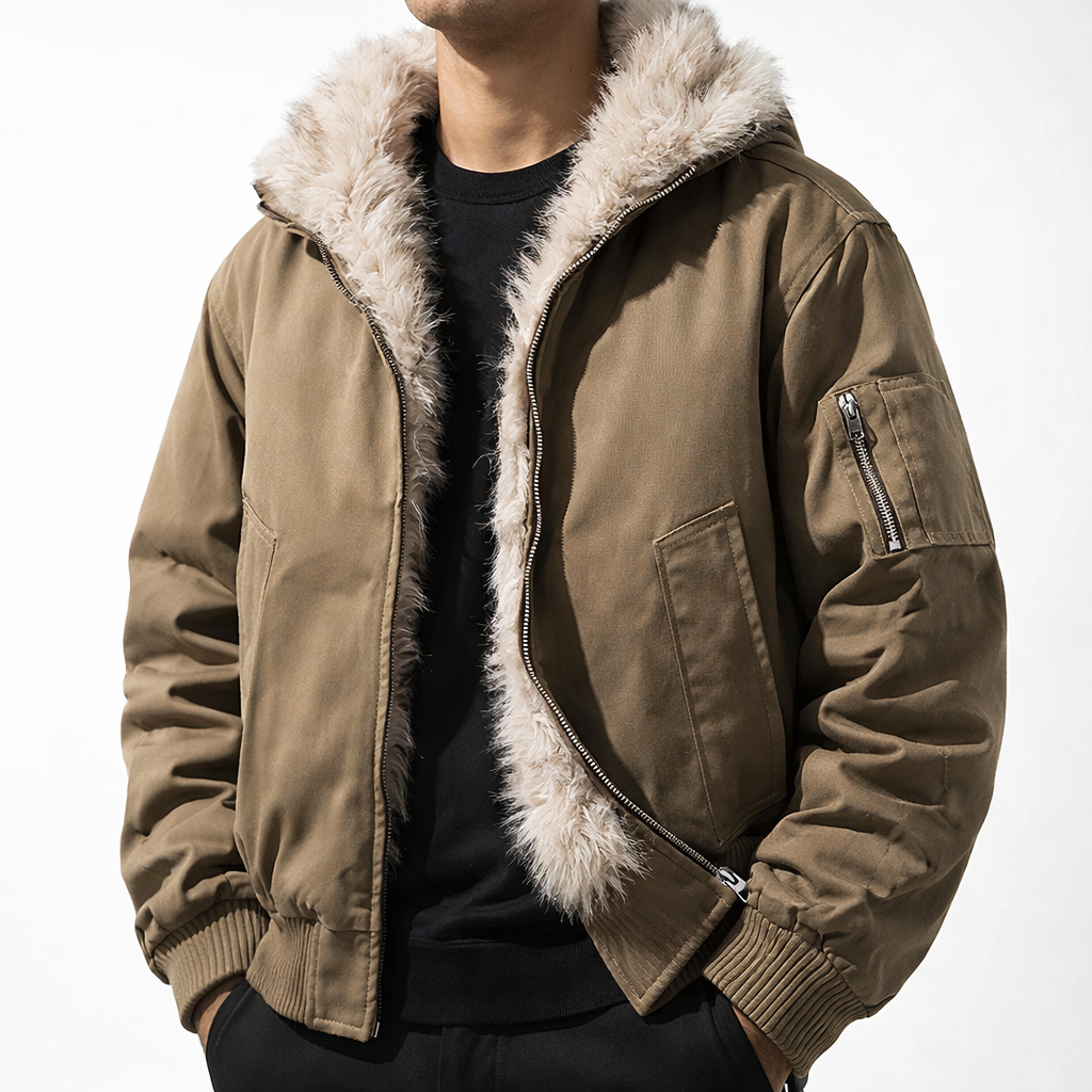 Saint Aurell Arctic Vale Jacket Wind-Resistant Faux Fur Lined
