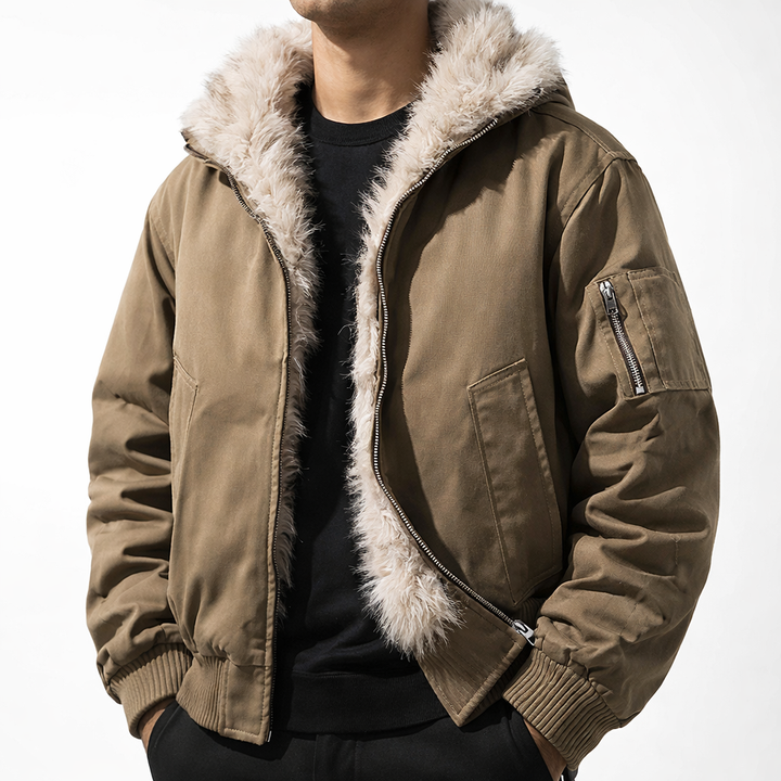 Saint Aurell Arctic Vale Jacket Wind-Resistant Faux Fur Lined