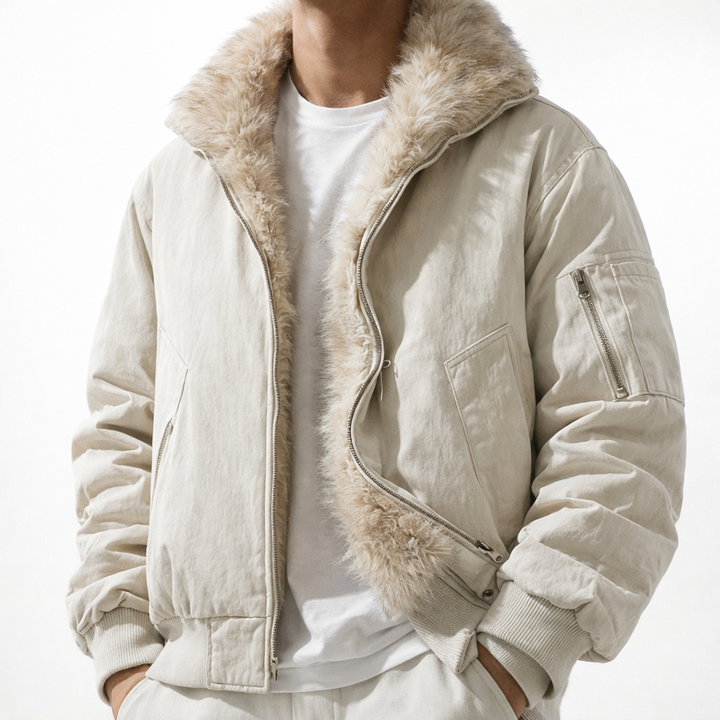 Saint Aurell Arctic Vale Jacket Wind-Resistant Faux Fur Lined