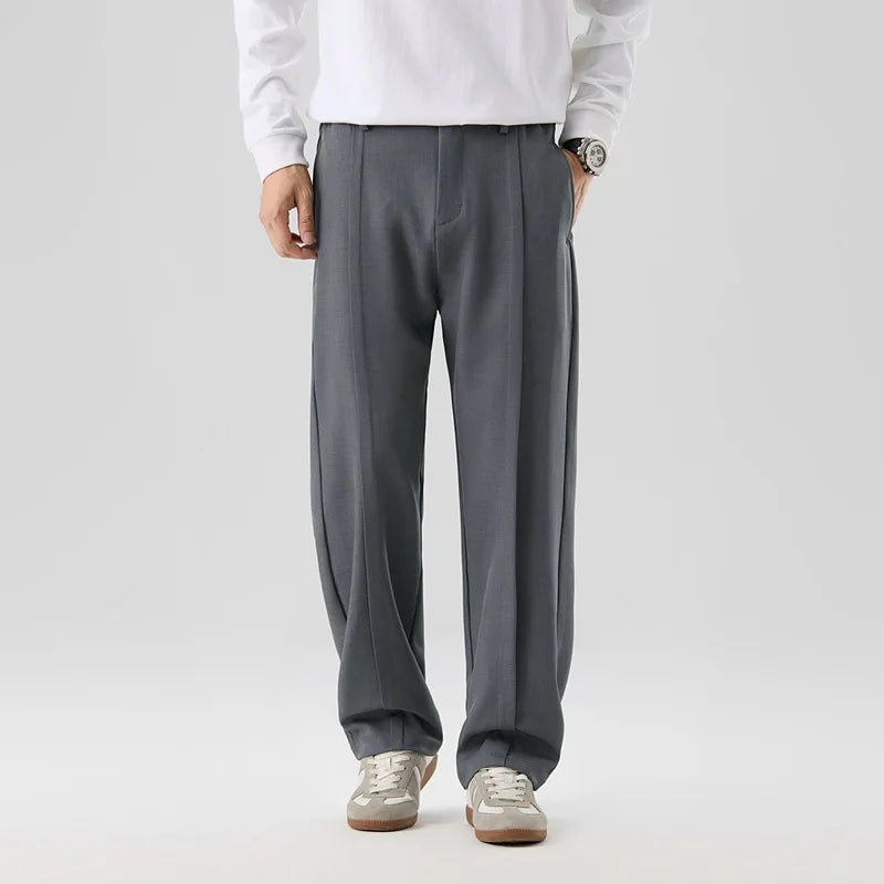 Elliot &amp; Stone Brunello Drape Trousers Lightweight Pleated Casual