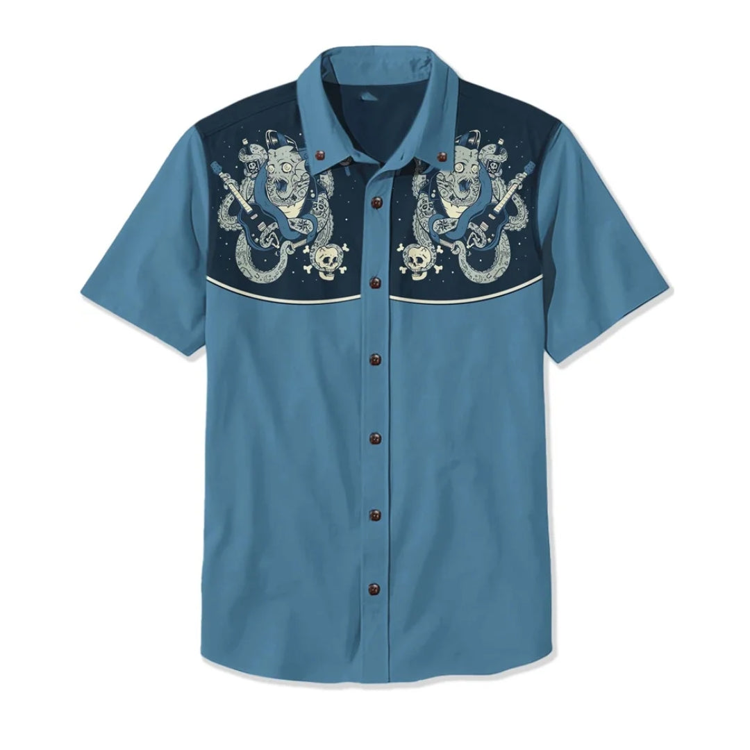 Saint Aurell Nashville Western Shirt Embroidered Men&