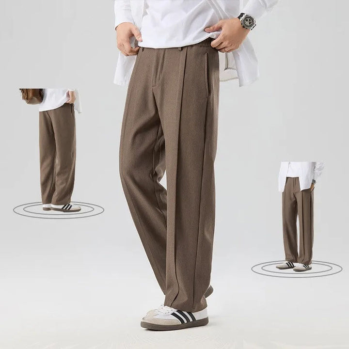 Elliot &amp; Stone Brunello Drape Trousers Lightweight Pleated Casual