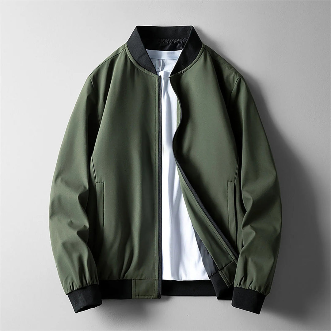 Saint Aurell Mercer Wind-Resistant Softshell Bomber Jacket