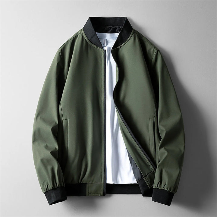 Saint Aurell Mercer Wind-Resistant Softshell Bomber Jacket
