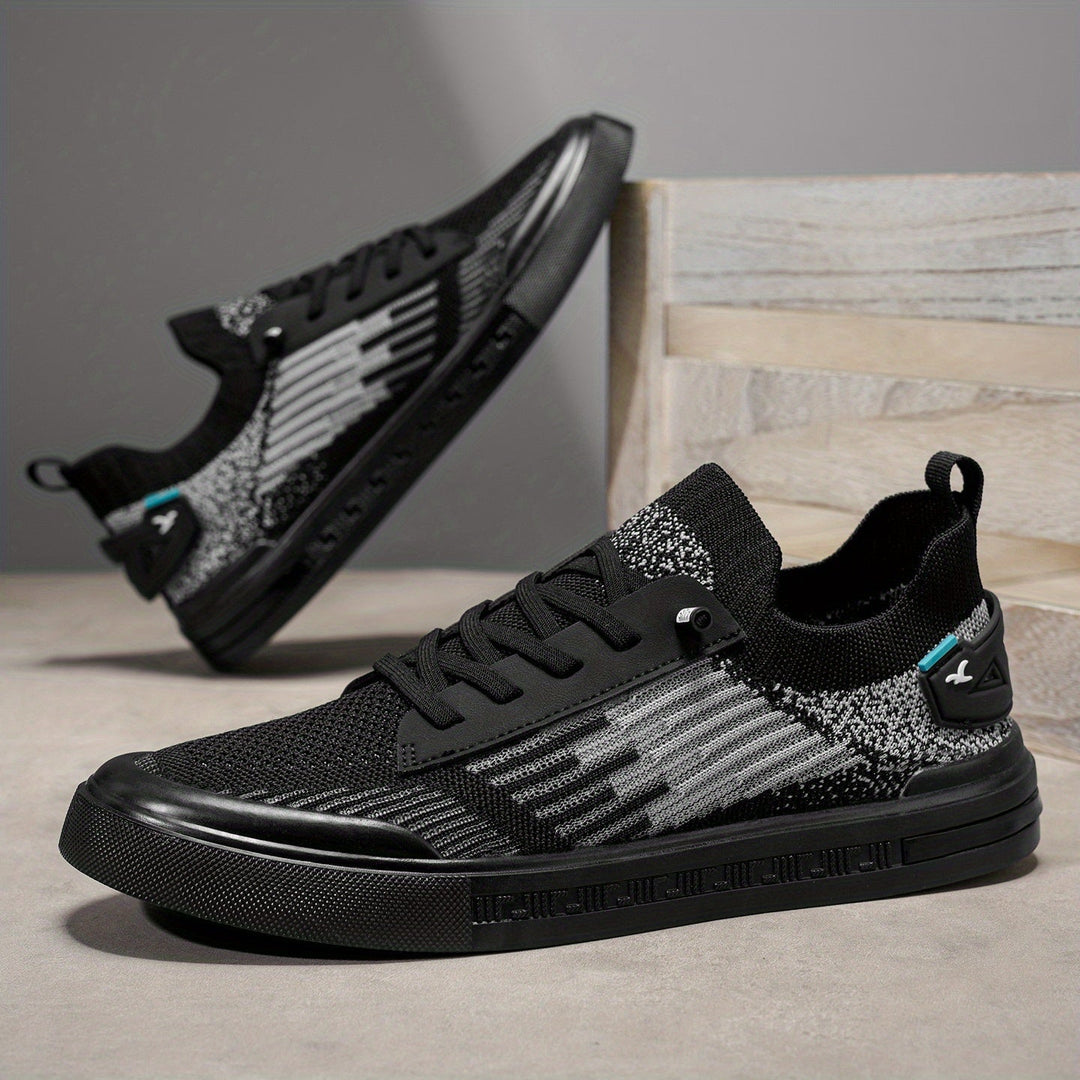 Elliot &amp; Stone Sutton Knit Shoes Lace-up Casual Sneakers