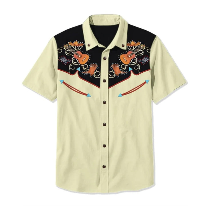 Saint Aurell Amarillo Western Shirt Embroidered Relaxed Fit