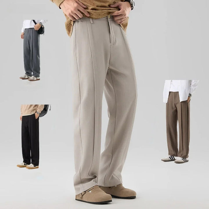 Elliot &amp; Stone Brunello Drape Trousers Lightweight Pleated Casual