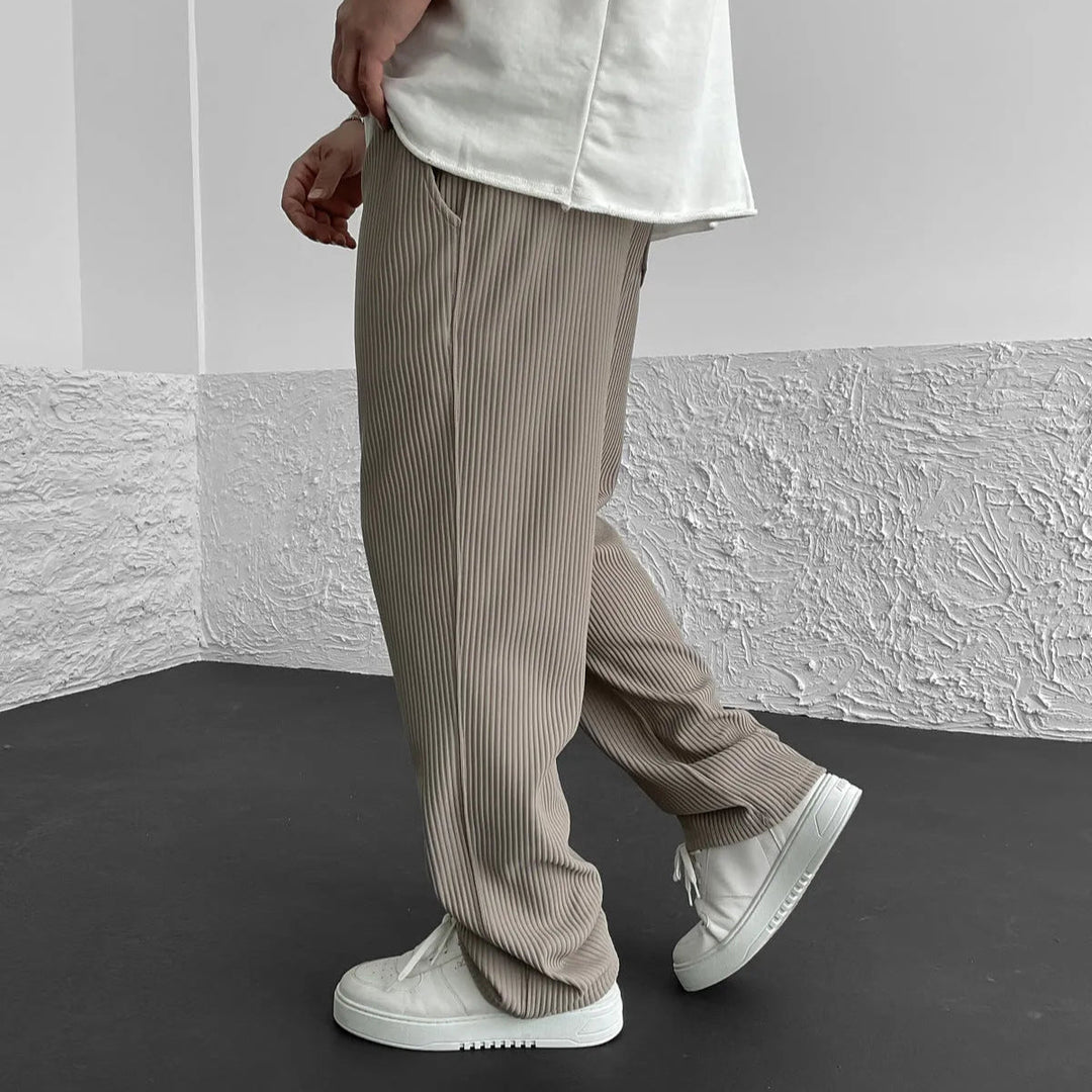 Elliot &amp; Stone Monaco Relaxed Knit Pants Ribbed Adjustable Waist