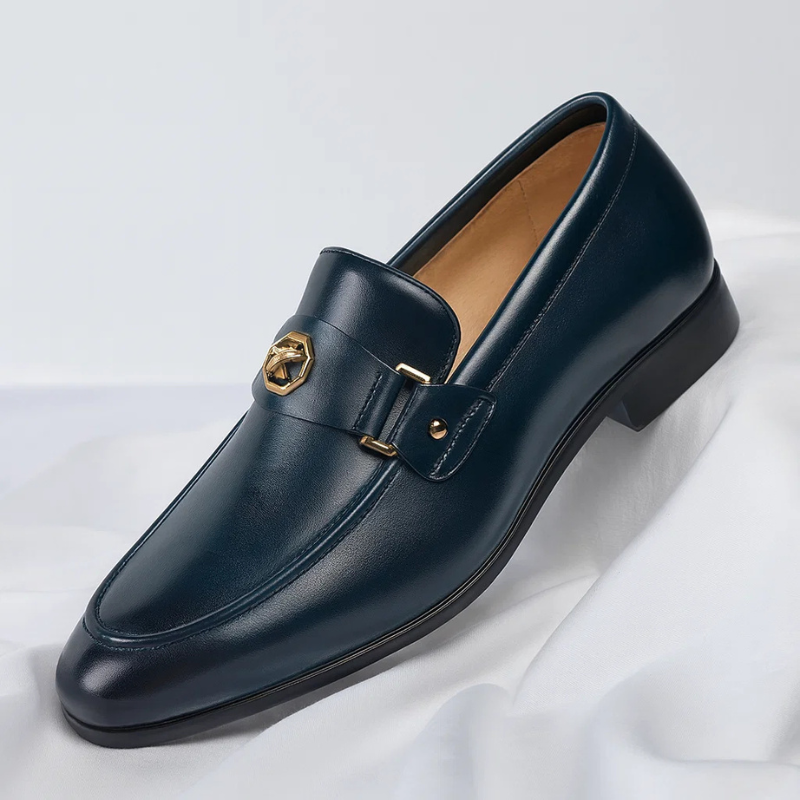 Lusano Italian Leather Loafers Men&