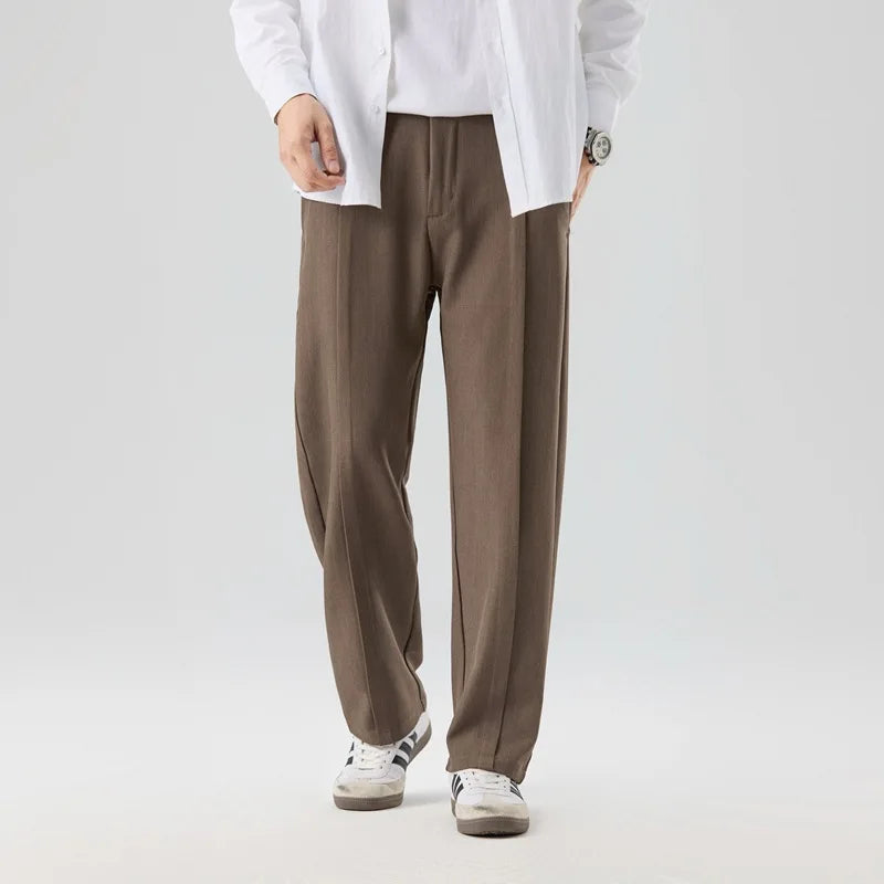 Elliot &amp; Stone Brunello Drape Trousers Lightweight Pleated Casual