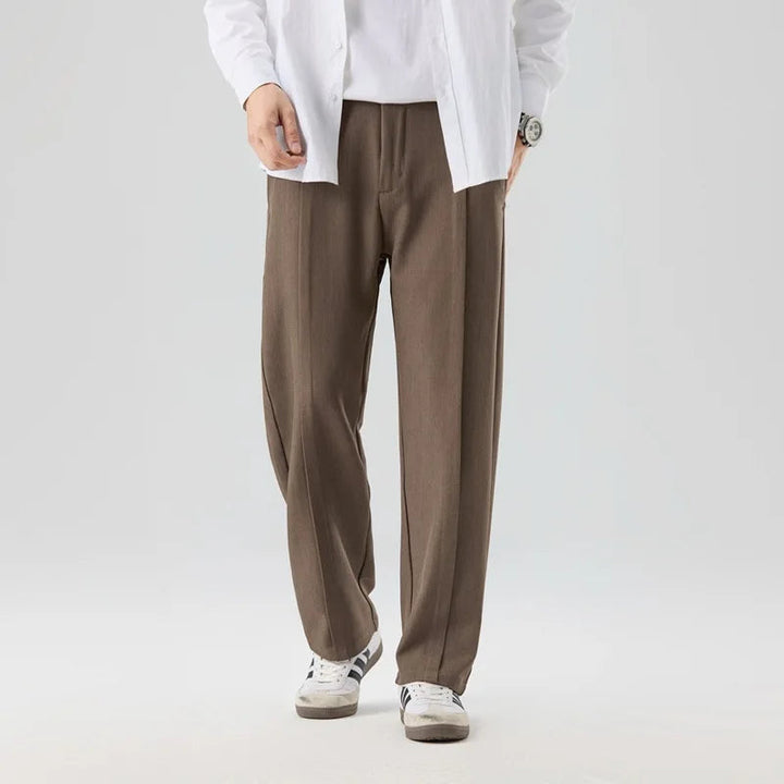 Elliot &amp; Stone Brunello Drape Trousers Lightweight Pleated Casual