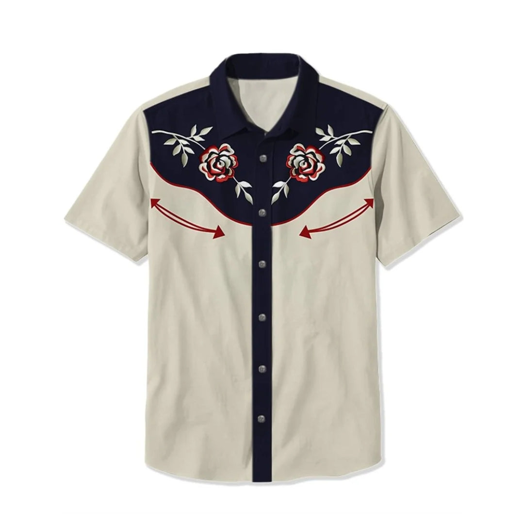 Saint Aurell Nashville Western Shirt Embroidered Men&