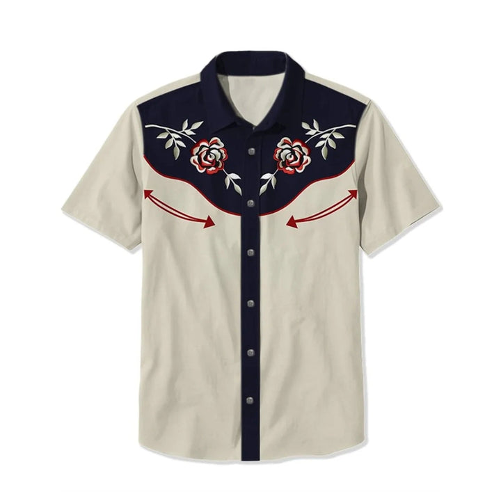 Saint Aurell Nashville Western Shirt Embroidered Men&
