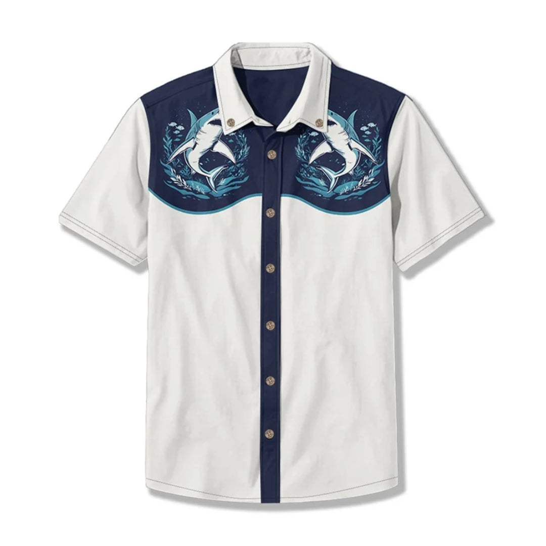 Saint Aurell Amarillo Western Shirt Embroidered Relaxed Fit