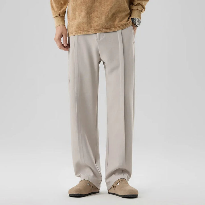 Elliot &amp; Stone Brunello Drape Trousers Lightweight Pleated Casual