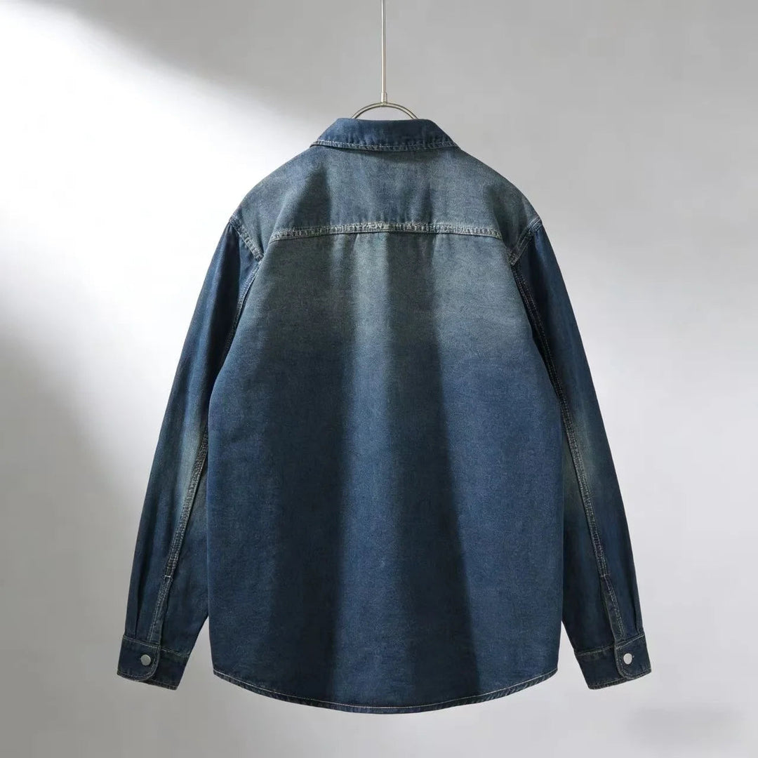 Elliot &amp; Stone Ironside Denim Overshirt Relaxed Fit Casual