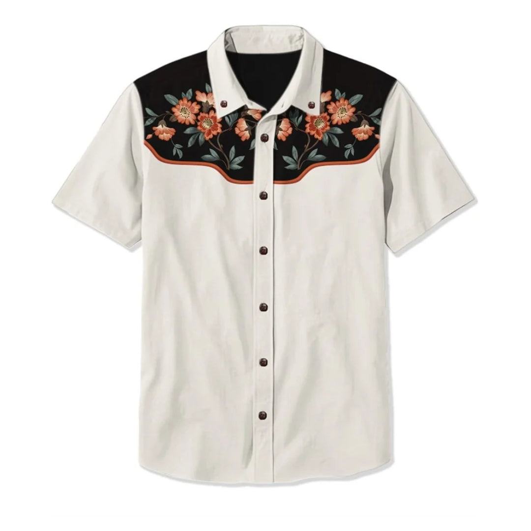 Saint Aurell Amarillo Western Shirt Embroidered Relaxed Fit