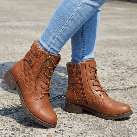 Valencia Women's Leather Ankle Boots - Elliot & Stone