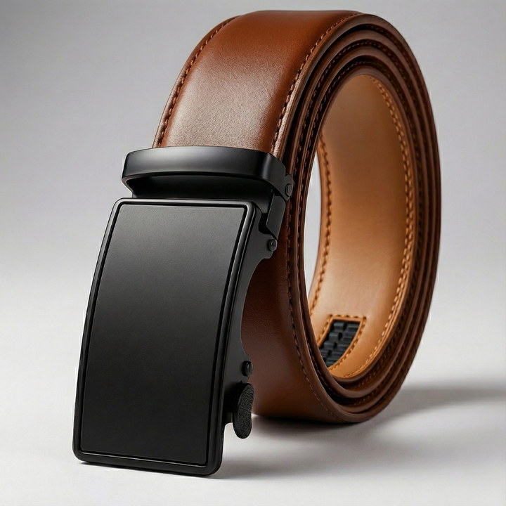 Saint Aurell Caldera Precision Leather Belt Adjustable Genuine Leather