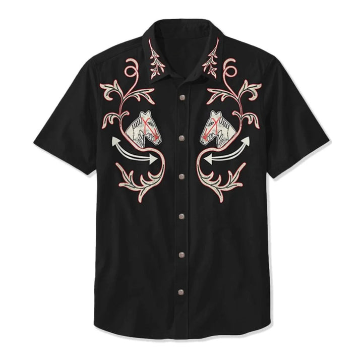 Saint Aurell Amarillo Western Shirt Embroidered Relaxed Fit