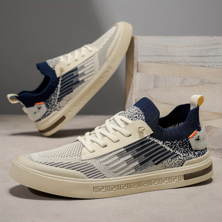 Elliot &amp; Stone Sutton Knit Shoes Lace-up Casual Sneakers