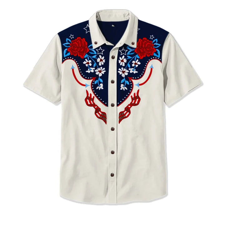Saint Aurell Amarillo Western Shirt Embroidered Relaxed Fit