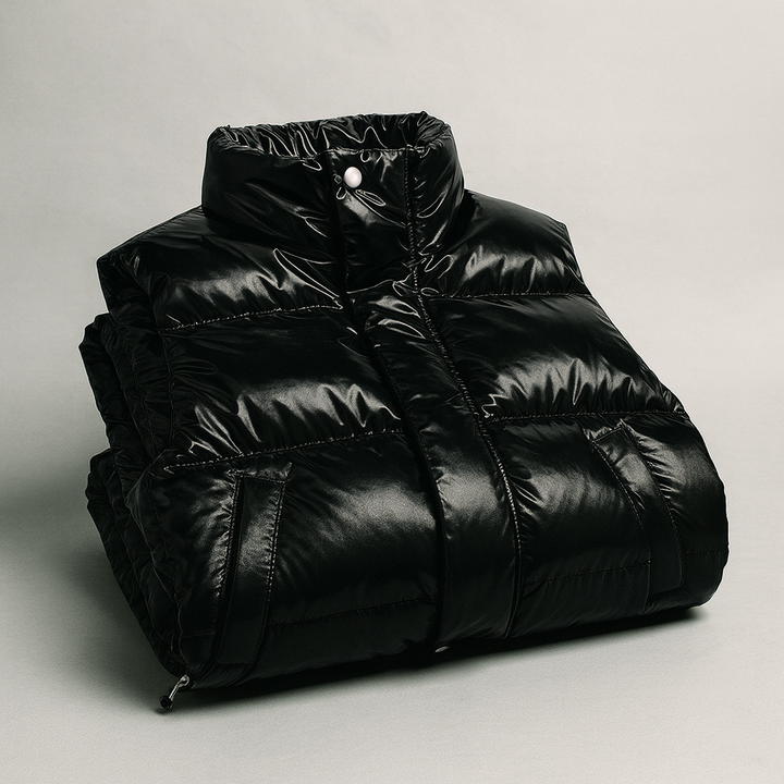 Saint Aurell Ravello Quilted Puffer Vest Matte Finish Sleeveless Jacket