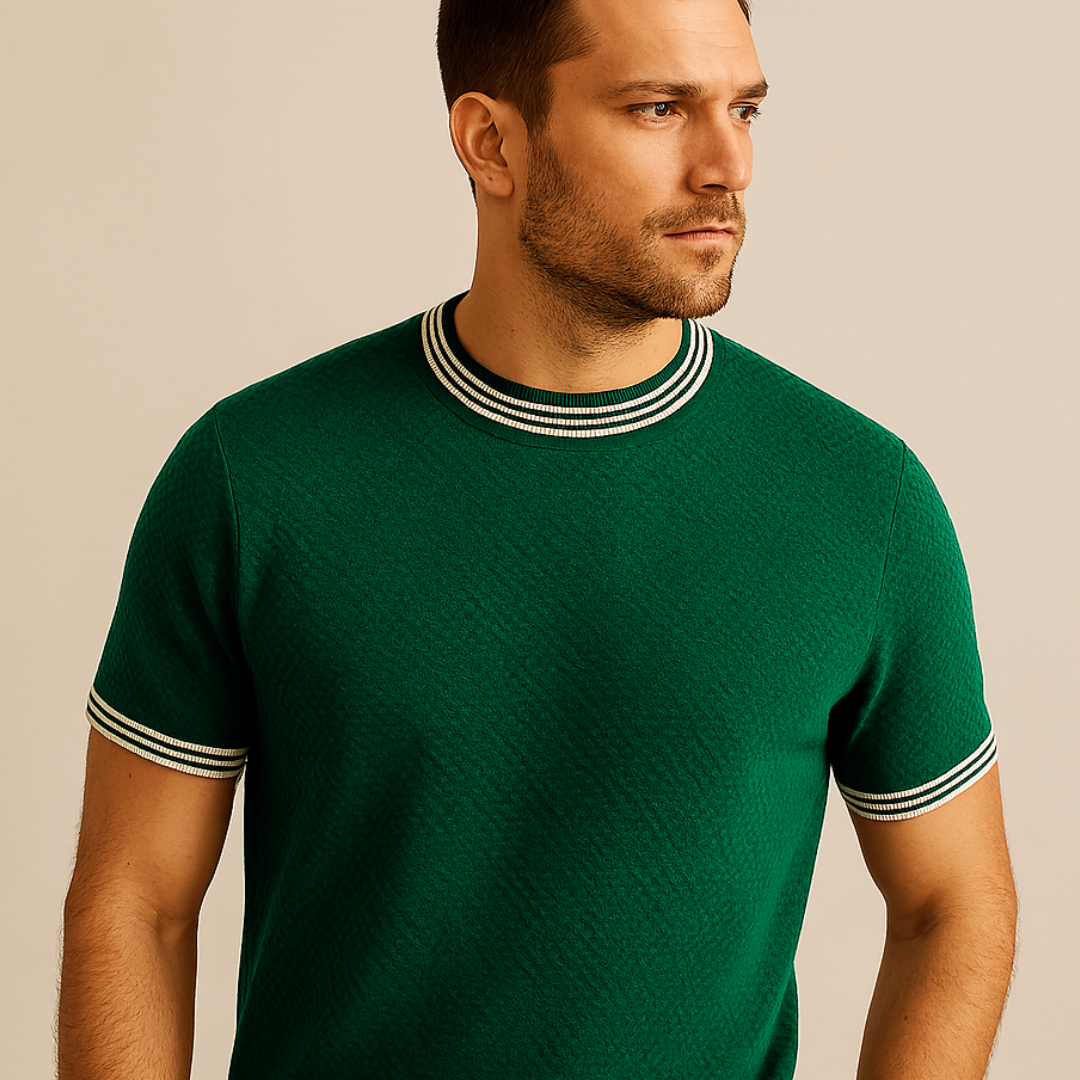 Saint Aurell Dante Crewneck Premium Cotton Knit Sweater
