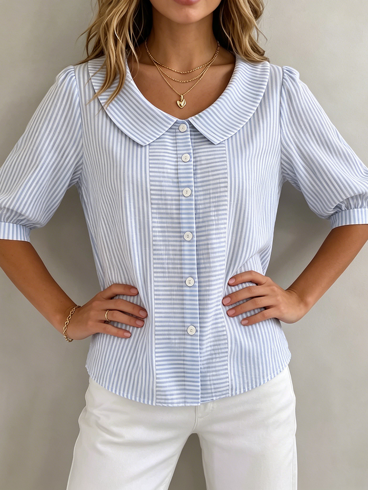 https://cdn.shopify.com/s/files/1/0830/7487/5738/files/Gina___Elegant_Vertical_Striped_Quarter_Sleeve_Blouse_3.png?v=1778598152