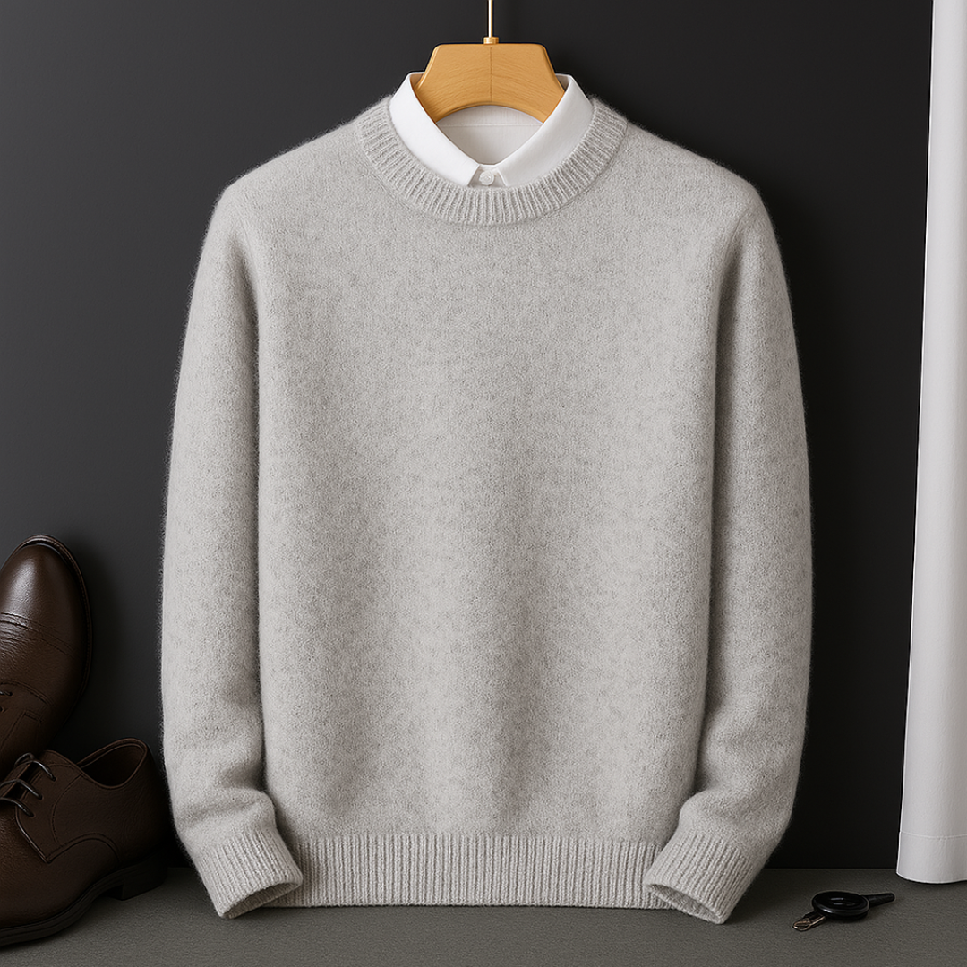 Saint Aurell Valencia Ultra-Soft Cashmere Sweater Men&