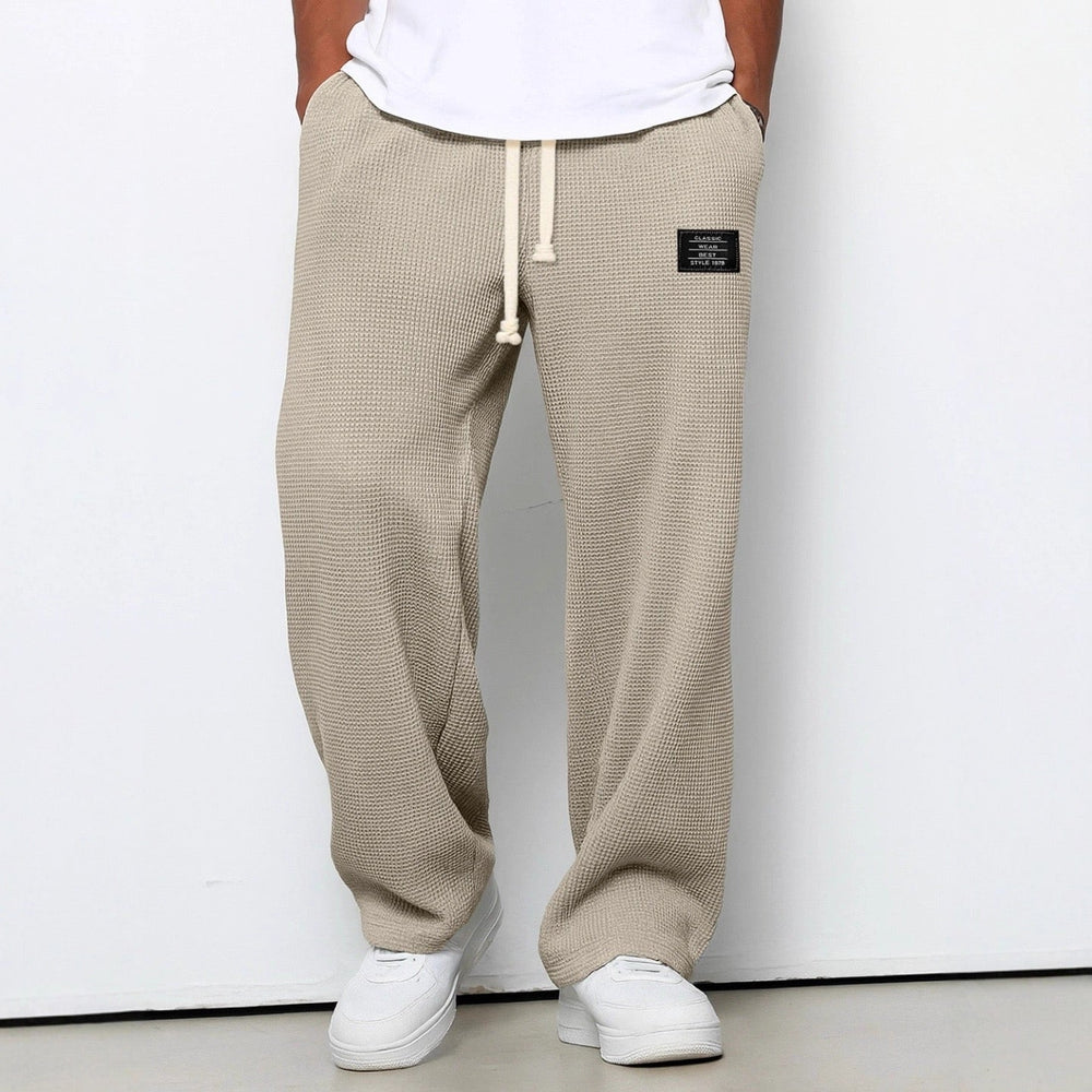 Saint Aurell Oslo Knit Trousers Cotton Relaxed Fit