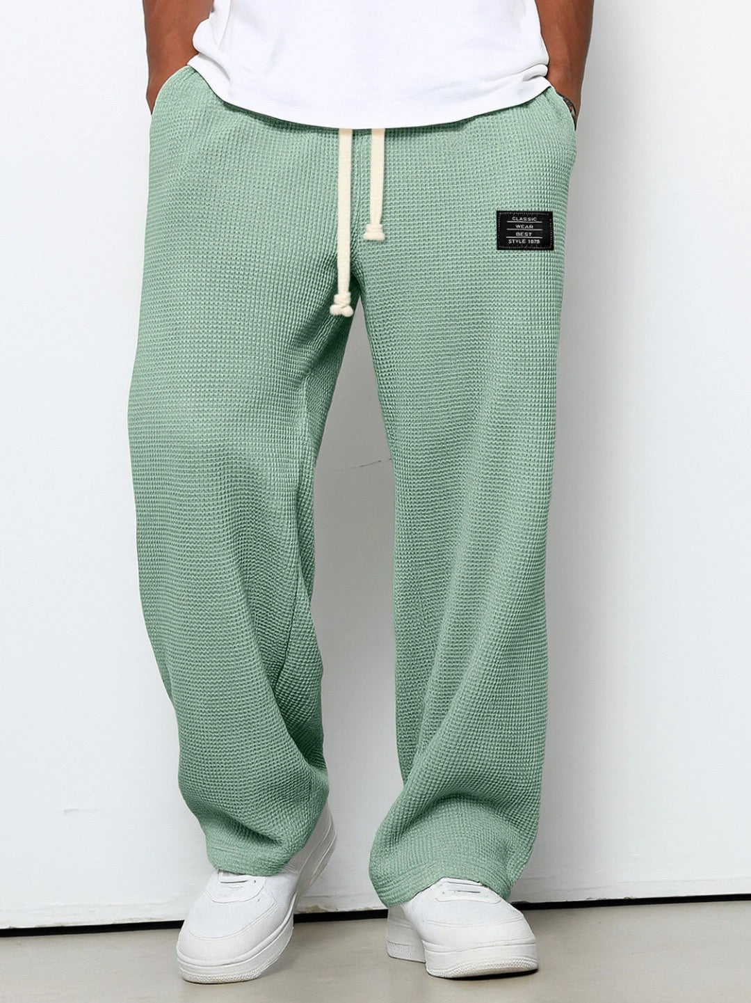 Saint Aurell Oslo Knit Trousers Cotton Relaxed Fit