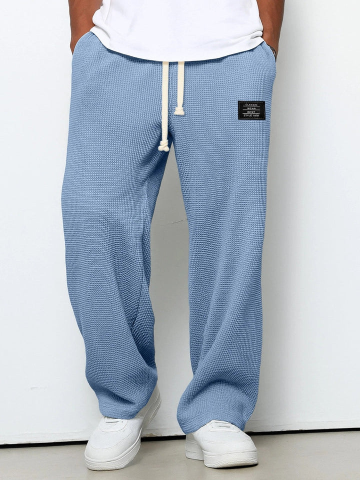 Saint Aurell Oslo Knit Trousers Cotton Relaxed Fit